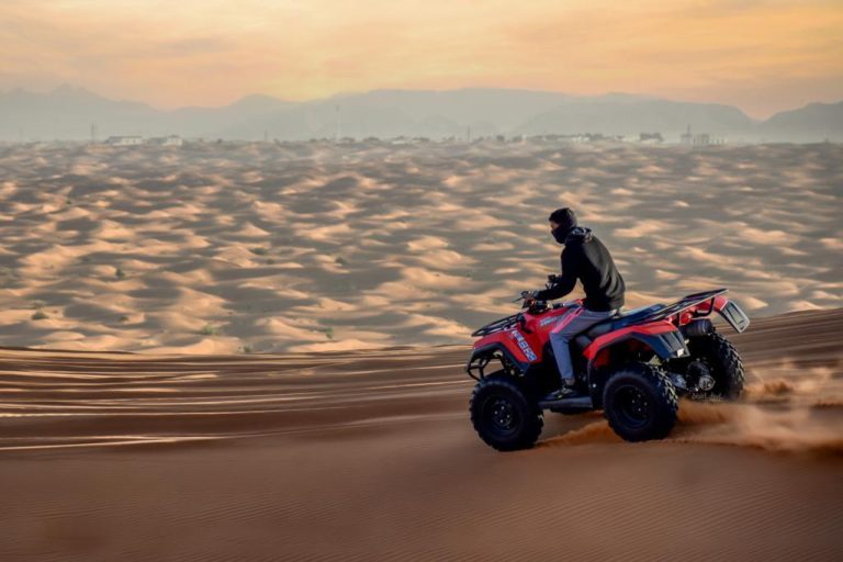 Read more about the article Quad Bike Desert Safari Dubai: A Thrilling Ride Through the Sand