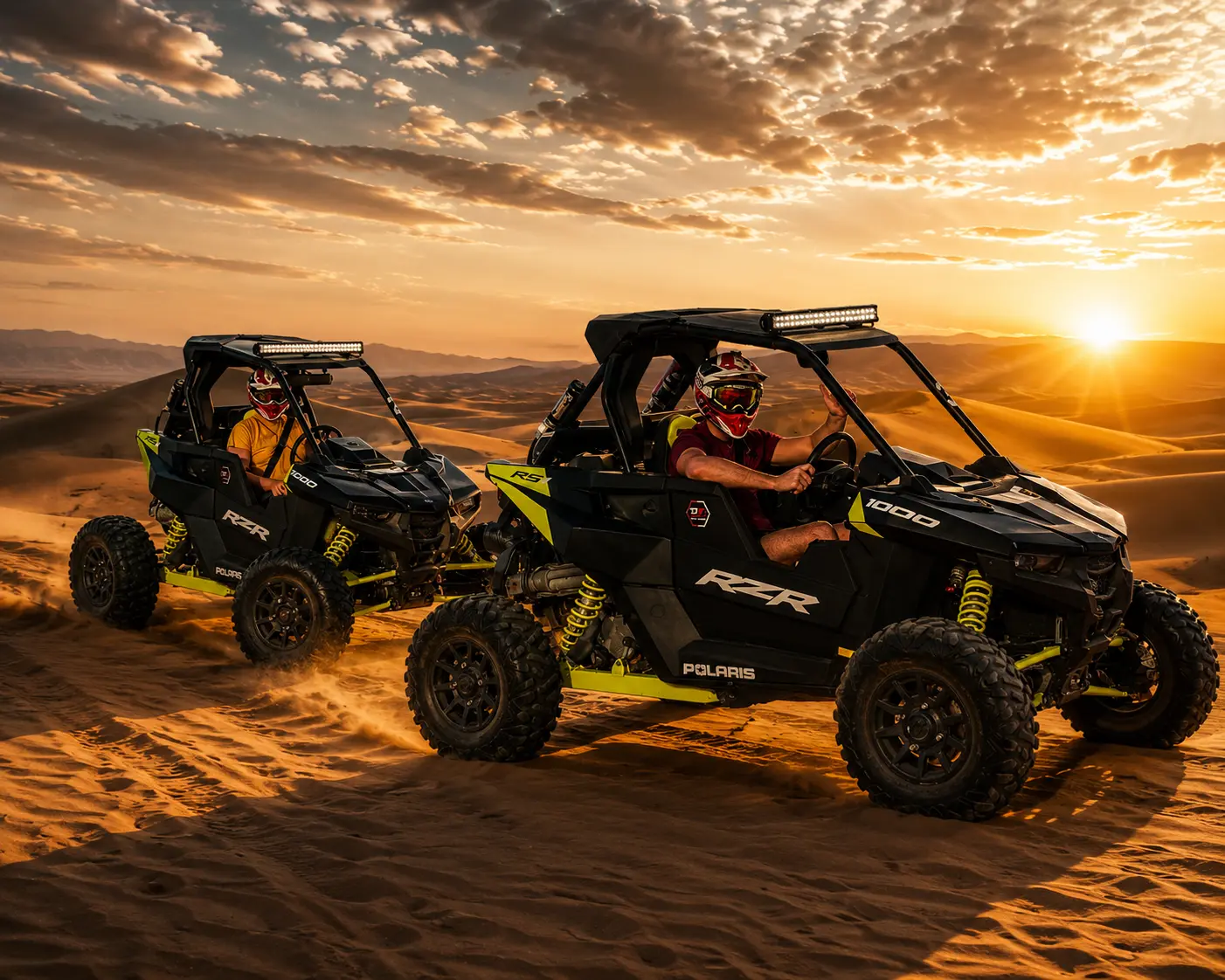 1 Seater Polaris RS1 Buggy Tour Dubai