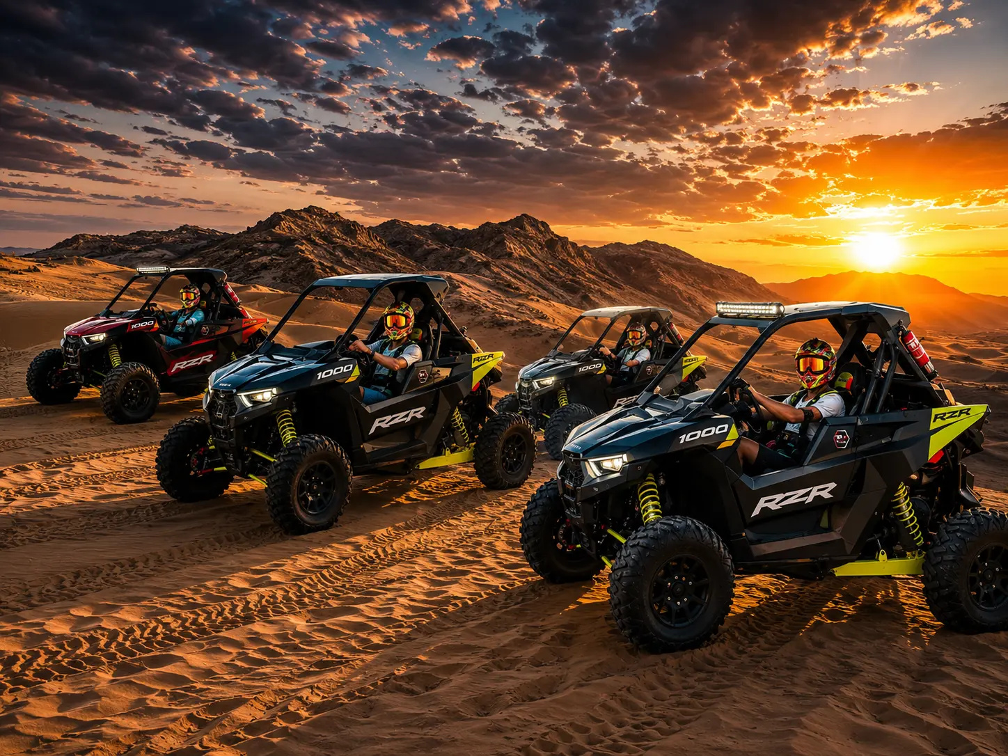 Polaris RS1 Dune Buggy Dubai solo desert adventure