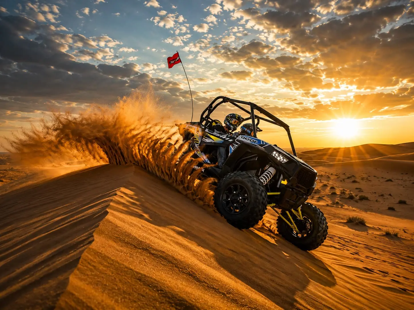 2 Seater Polaris RZR dune buggy Dubai