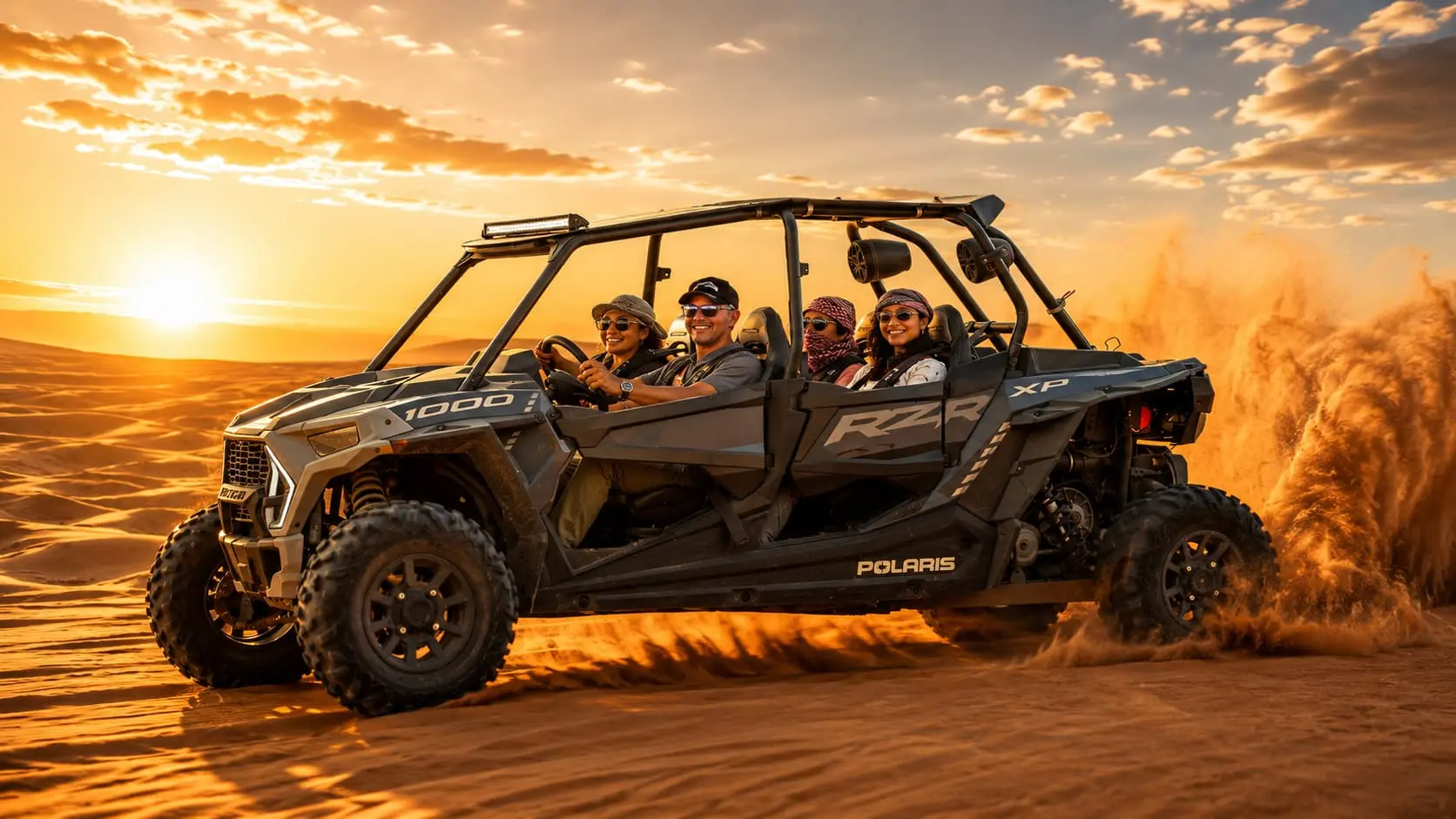 4 Seater Polaris RZR Buggy Dubai