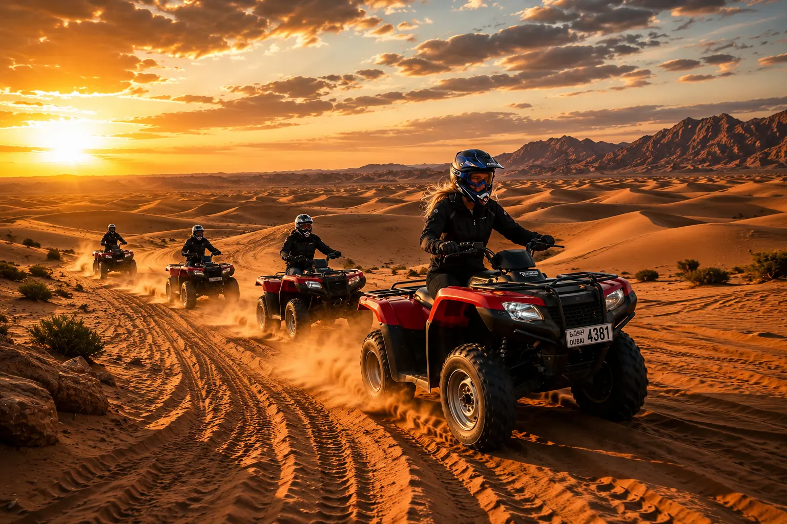Single Quad Bike Ride Dubai