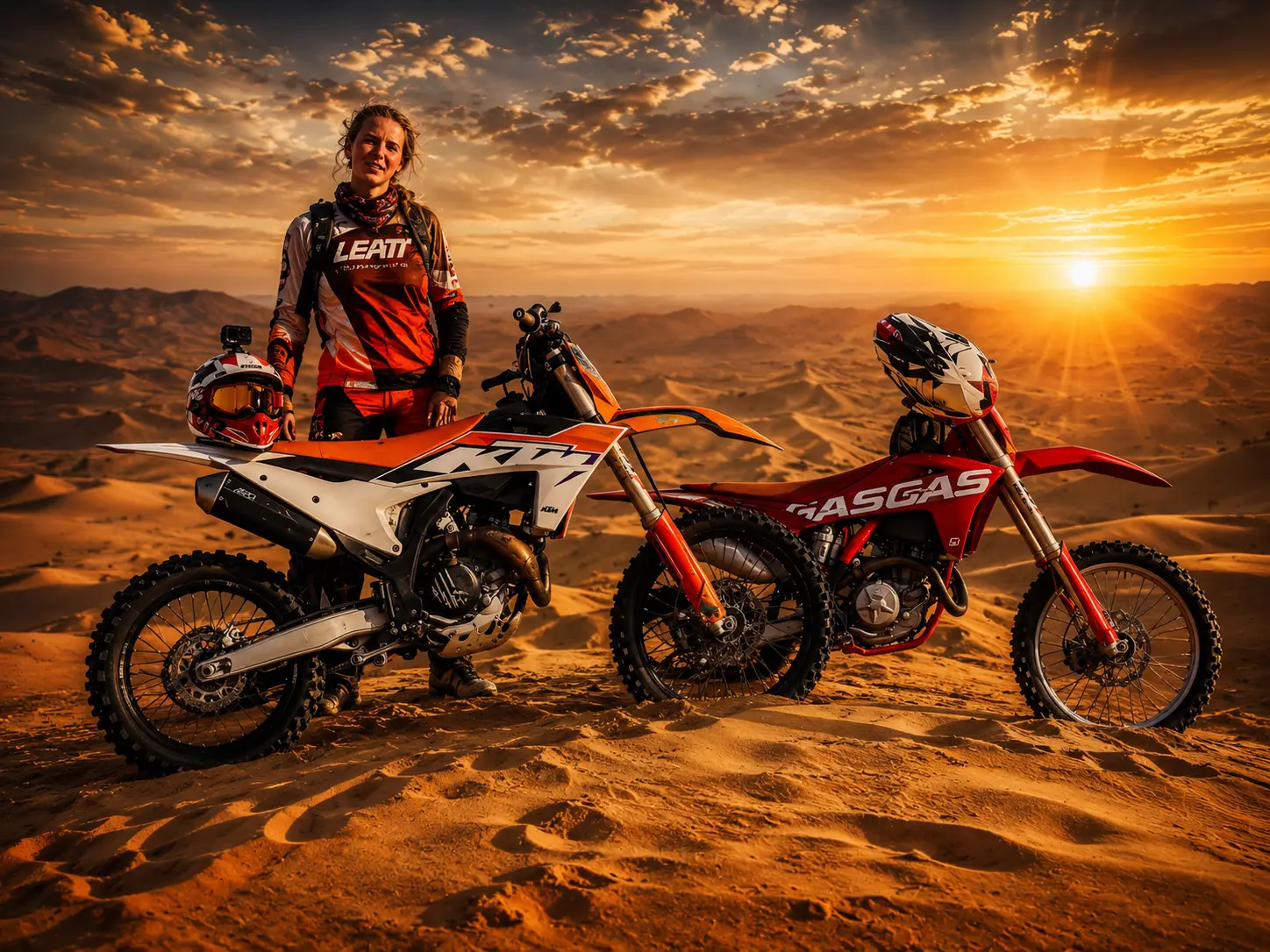 KTM 450cc Desert Dirt Bike Tour Dubai 4 Hours