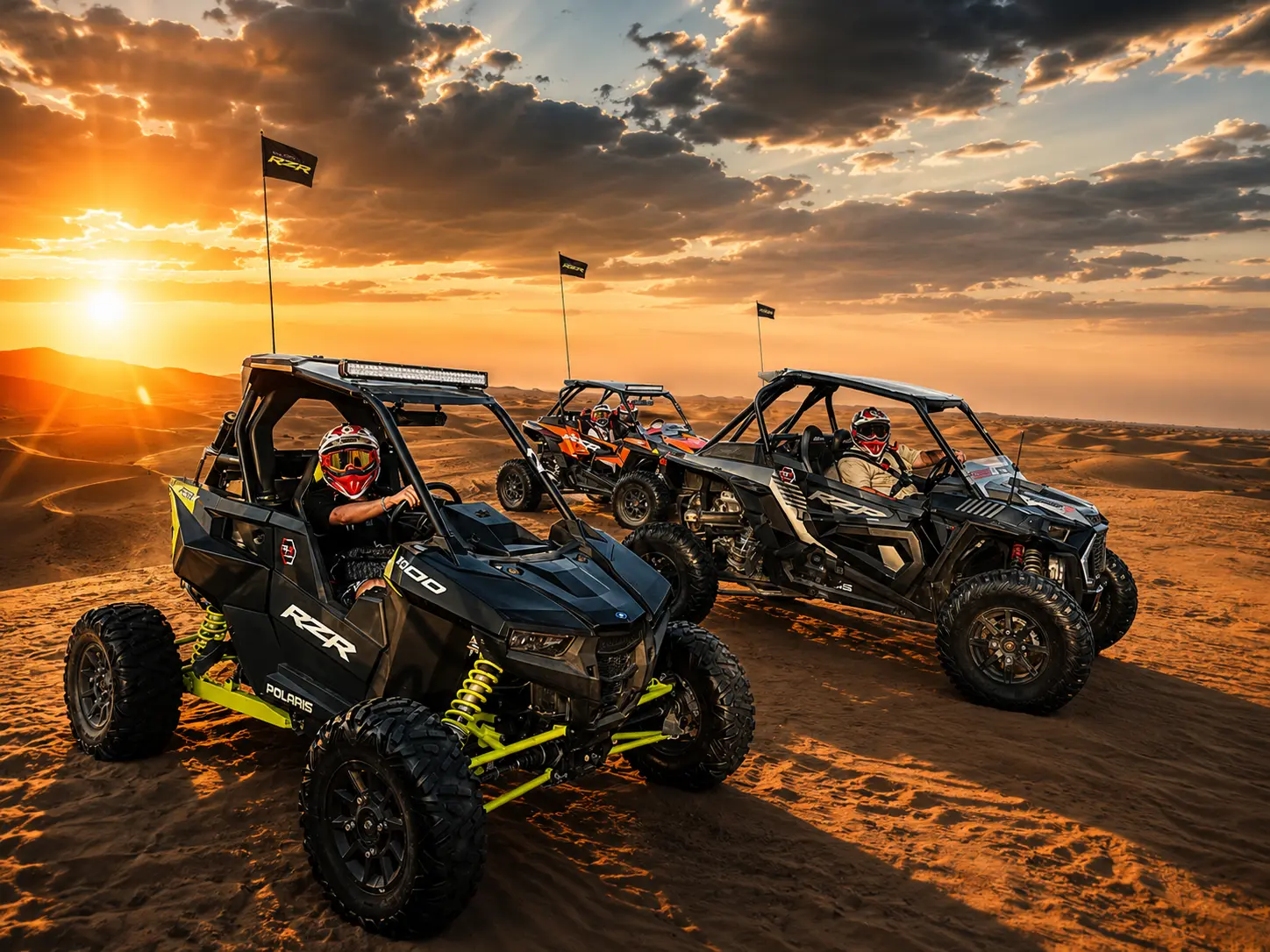Luxury Polaris Buggy Rental Dubai Adventure