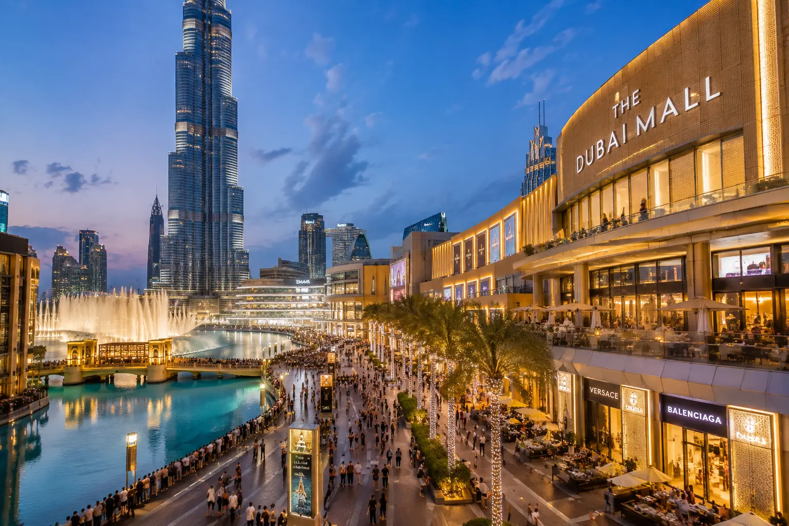 Dubai Mall in Downtown Dubai tourist district